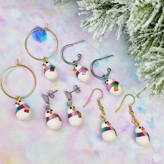 Christmas- Snowman Dangles