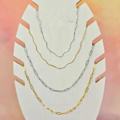 Stainless Steel Necklaces (Build your own charm necklace!)