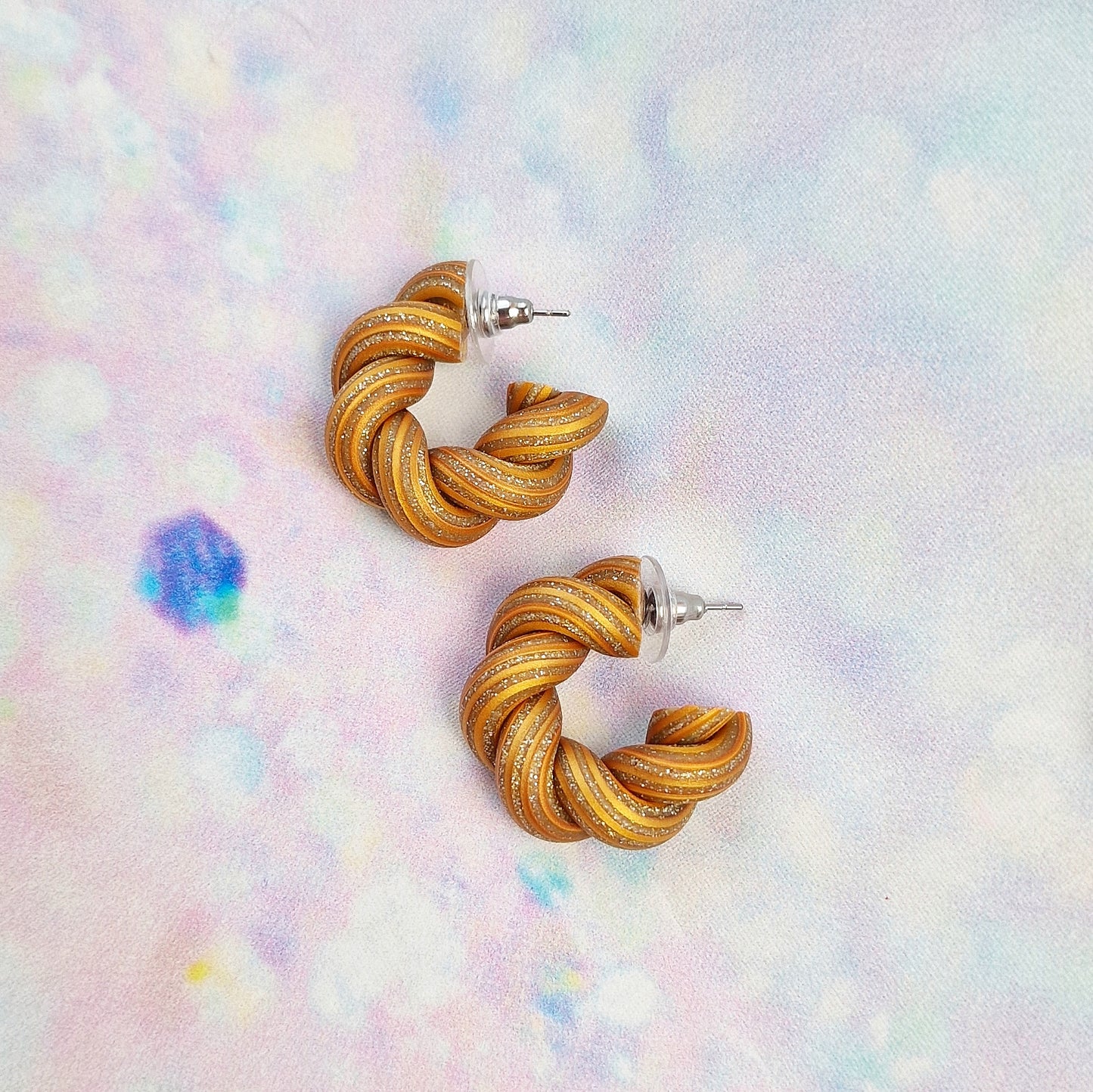 LIMITED EDITION- Gold Mini Flump Hoops