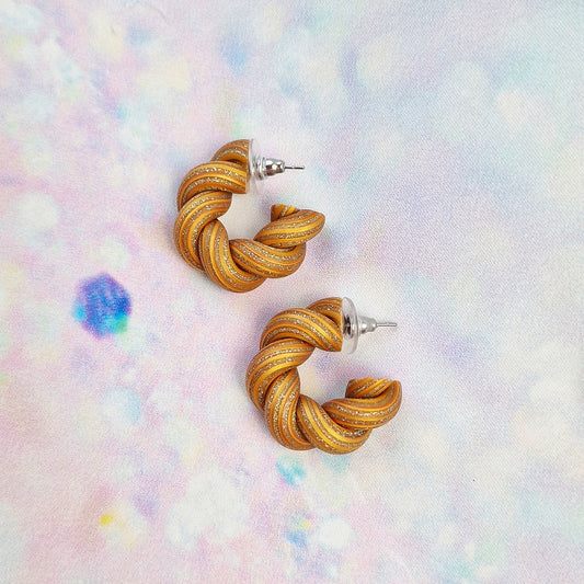 LIMITED EDITION- Gold Mini Flump Hoops