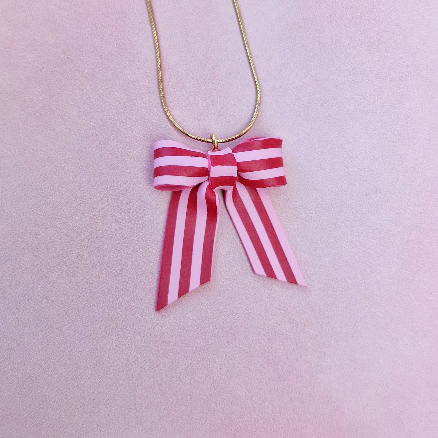 Valentine's Bow Necklaces