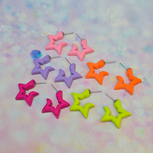 Mini Star Hoops