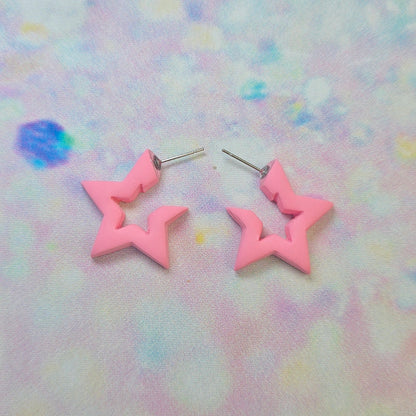 Mini Star Hoops