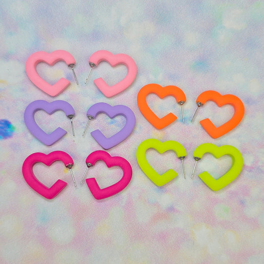 Mini Heart Hoops