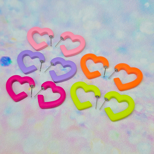 Mini Heart Hoops