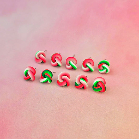 Watermelon Sugar Mini Knot Studs