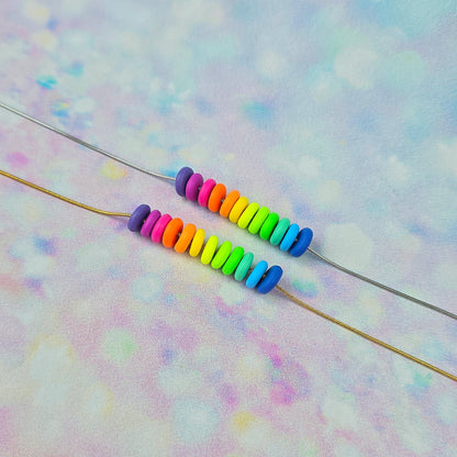 Neon Bouquet Mini Beaded Necklace